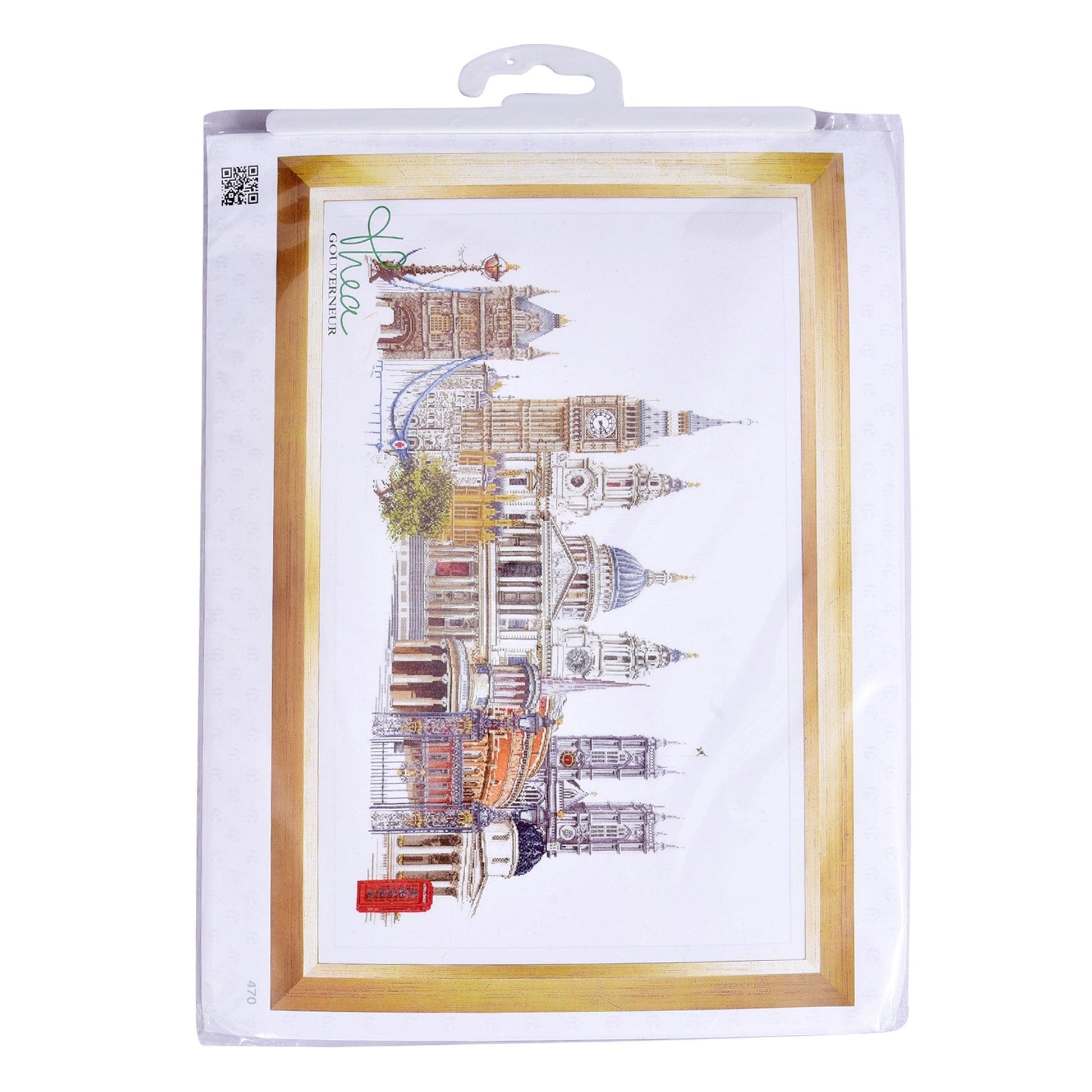 Thea Gouverneur - Counted Cross Stitch Kit - London - Aida - 18 count - 470A - Thea Gouverneur Since 1959