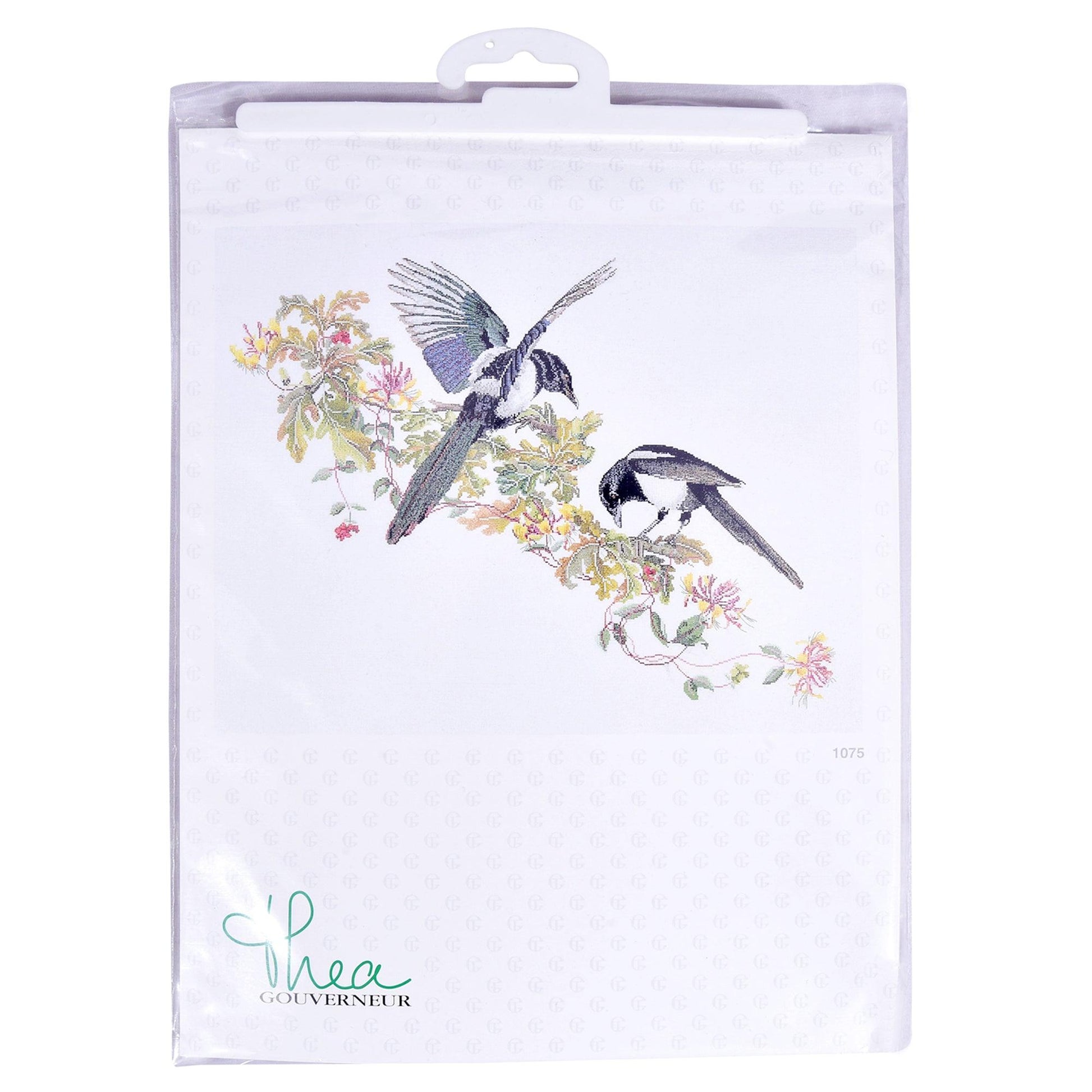 Thea Gouverneur - Counted Cross Stitch Kit - Magpie - Linen - 36 count - 1075 - Thea Gouverneur Since 1959