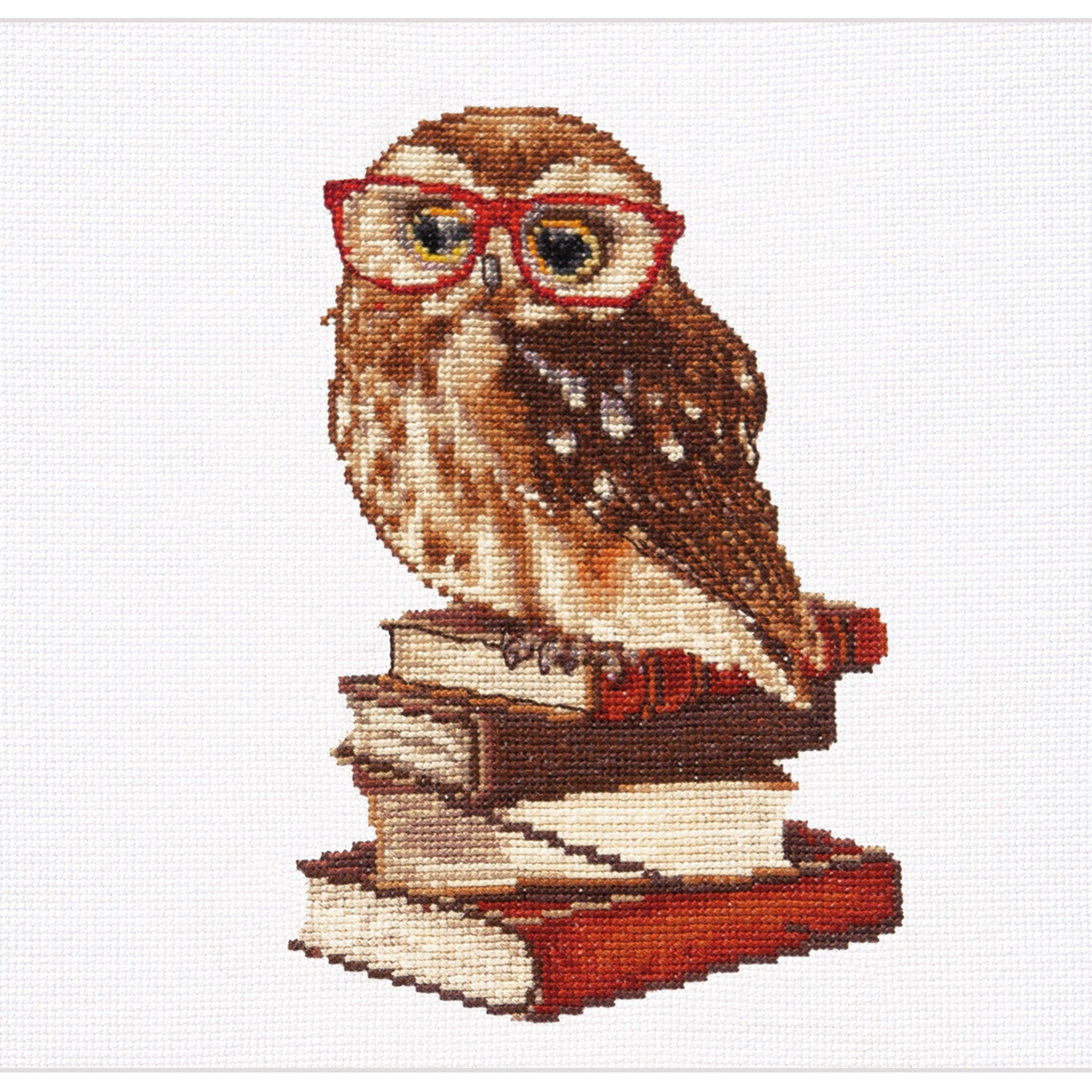 Thea Gouverneur - Counted Cross Stitch Kit - Owlways be Happy! - Aida - 16 count - 745A - Thea Gouverneur Since 1959