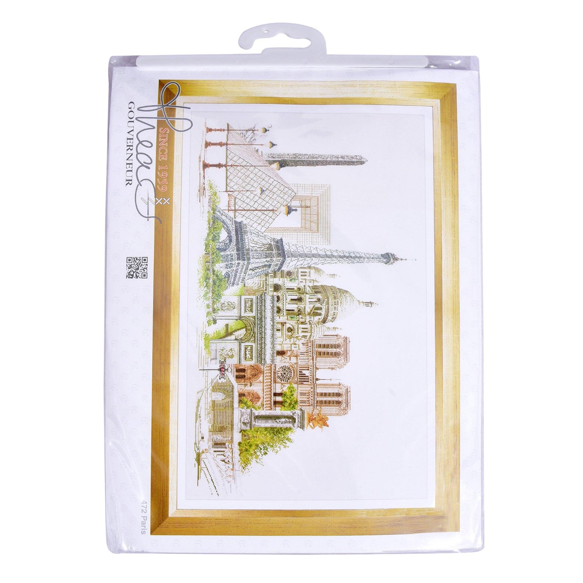 Thea Gouverneur - Counted Cross Stitch Kit - Paris - Aida - 18 count - 472A - Thea Gouverneur Since 1959