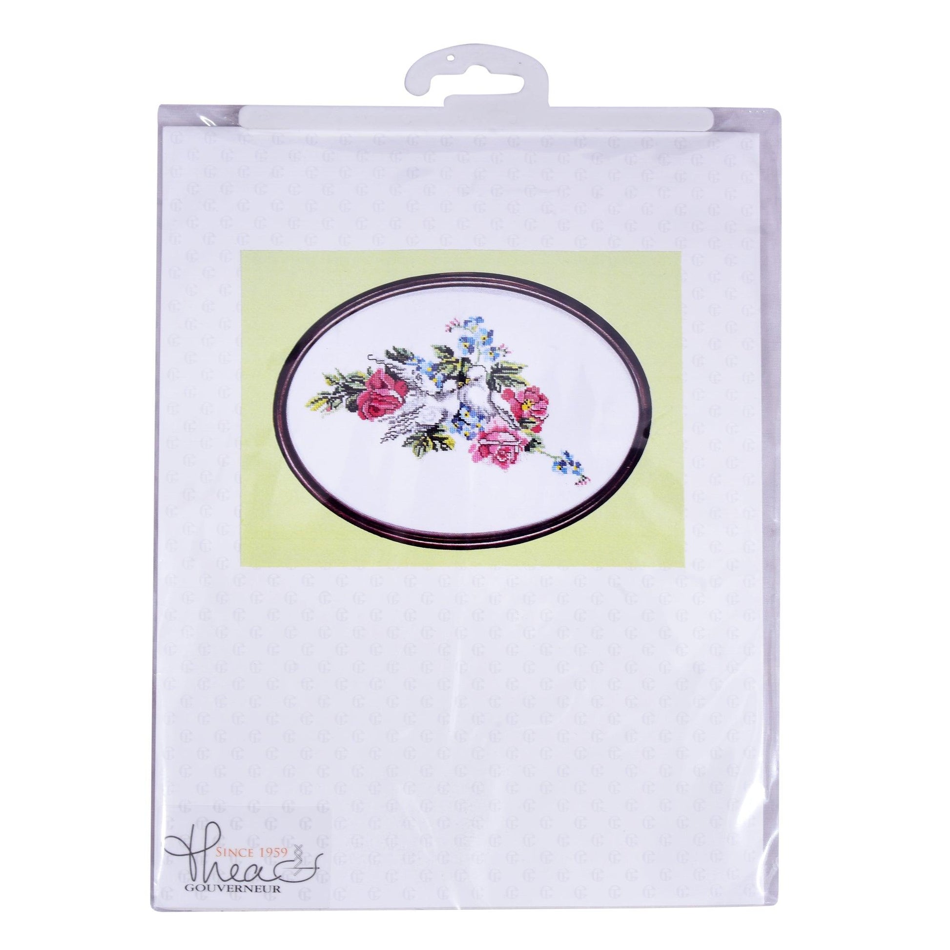 Thea Gouverneur - Counted Cross Stitch Kit - Poetry Love Birds - Aida - 12 count - 923A - Thea Gouverneur Since 1959