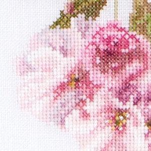 Thea Gouverneur - Counted Cross Stitch Kit - Prunus - Aida - 18 count - 512A - Thea Gouverneur Since 1959