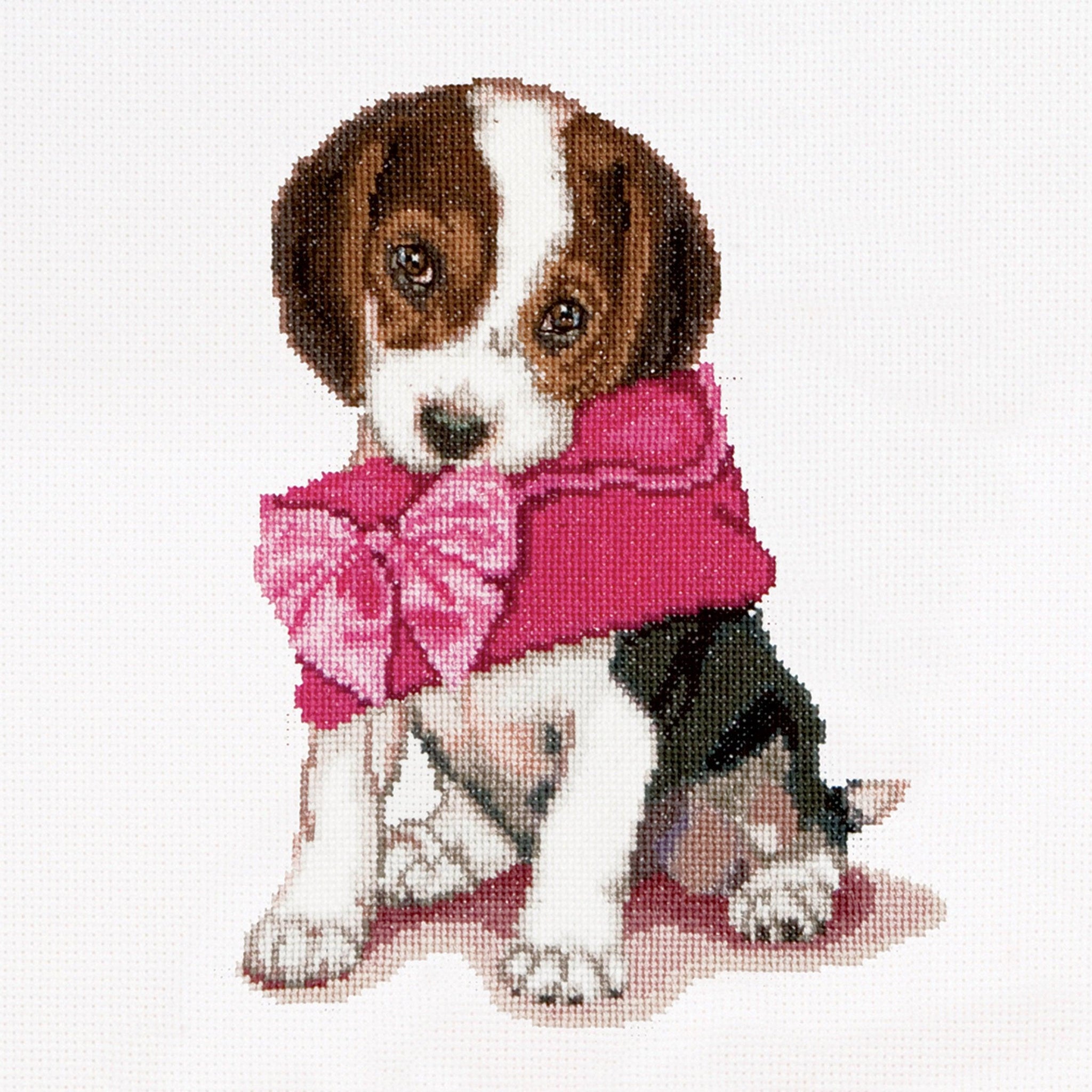 Thea Gouverneur - Counted Cross Stitch Kit - Puppy Love - Aida - 16 count - 732A - Thea Gouverneur Since 1959