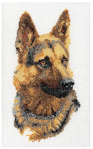 Thea Gouverneur - Counted Cross Stitch Kit - Shepherd's Dog - Aida - 12 count - 934A - Thea Gouverneur Since 1959