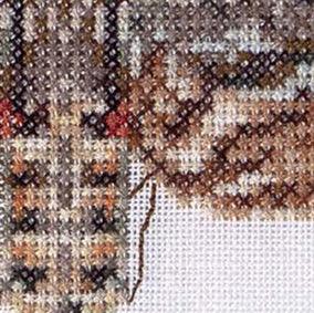 Thea Gouverneur - Counted Cross Stitch Kit - Sphinx moth - Linen - 32 count - 564 - Thea Gouverneur Since 1959