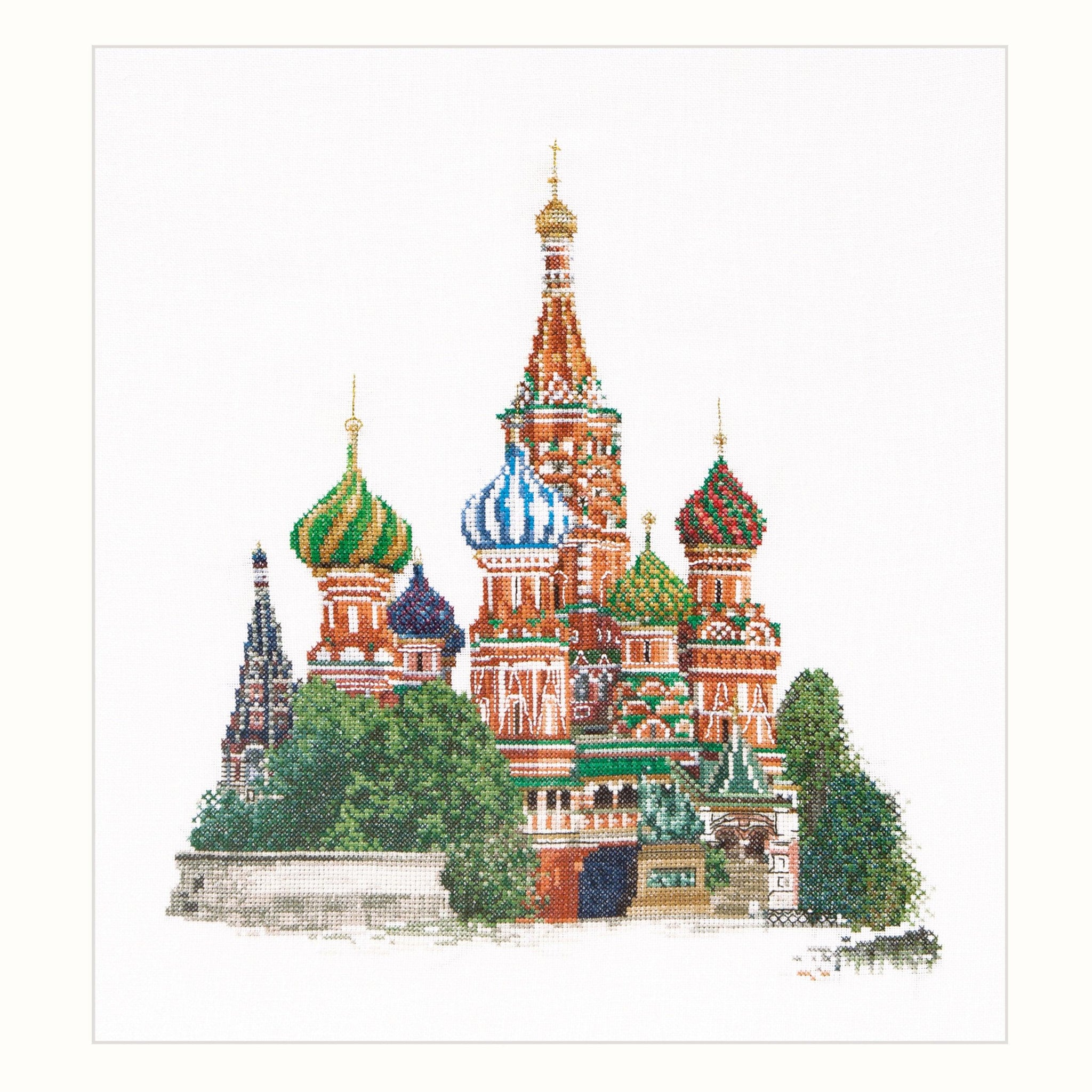 Thea Gouverneur - Counted Cross Stitch Kit - St. Basil's Cathedral Moscow Russia - Aida - 18 count - 513A - Thea Gouverneur Since 1959