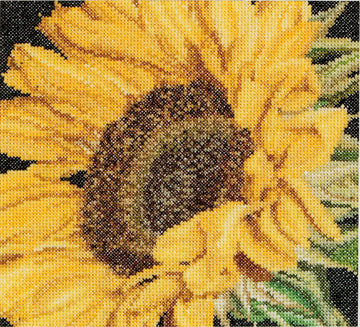 Thea Gouverneur - Counted Cross Stitch Kit - Sunflower - Aida - 18 count - 488A - Thea Gouverneur Since 1959