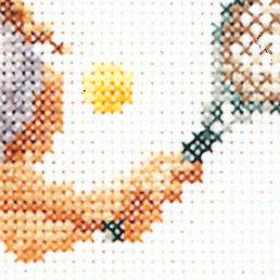 Thea Gouverneur - Counted Cross Stitch Kit - Tennis - Aida - 18 count - 3031A - Thea Gouverneur Since 1959