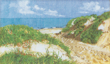 Thea Gouverneur - Counted Cross Stitch Kit - The Seashore - Linen - 32 count - 1052 - Thea Gouverneur Since 1959